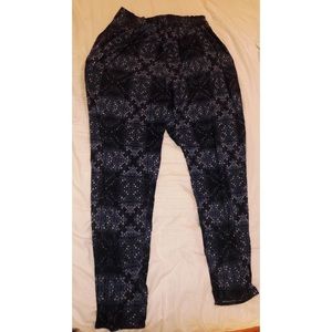 Pattern Harem Pants